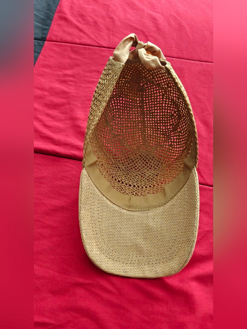Melrose & Market Natural Straw Baseball Cap - Women - Picture 3 of 6